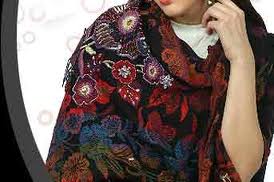 musta Pashmina Huivit