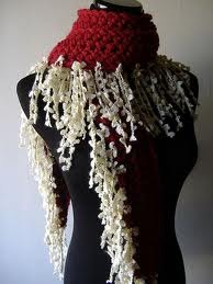 rouge Crochet Châles