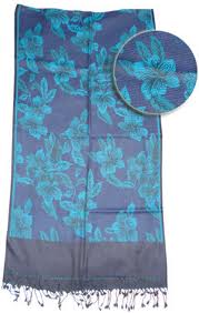 blau Jacquard Tüchern