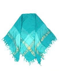 blau Gestreiften Schals