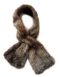 round fur scarves 
