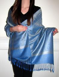 blue paisley shawls
