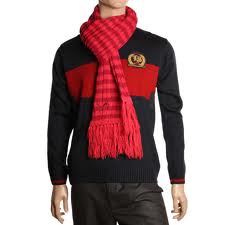 rojo Hombres Estolas
